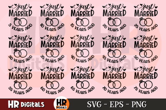 Download Just Married Years Ago Funny Anniversary - Anniversary Collection