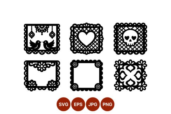 Download Papel Picado Decorative Mexican Vector - Mexican Collection