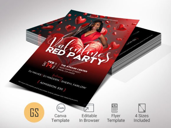 Download Valentine's Day Event Flyer Template - Event Collection