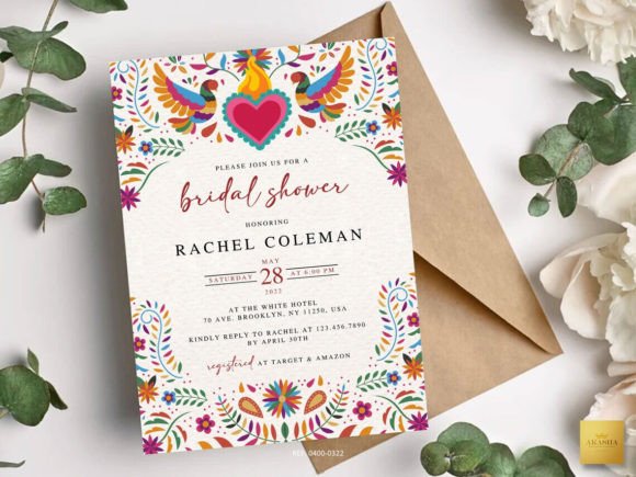 Download Mexican Theme Bridal Shower Template - Mexican Collection