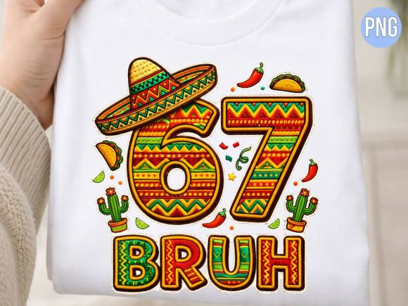 Download 67 Bruh Sombrero Mexican Style PNG - Mexican Collection