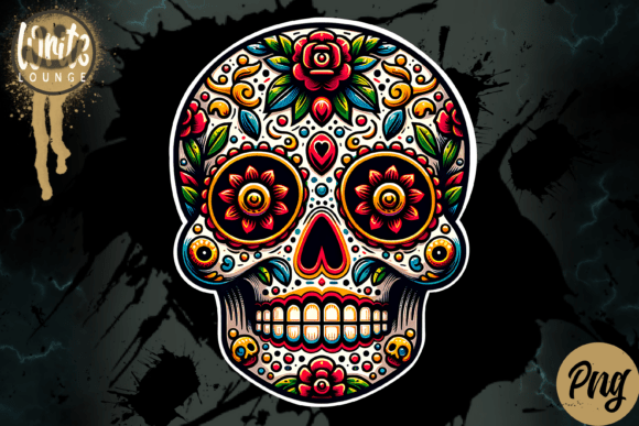 Download Colorful Sugar Skull Mexican - Mexican Collection