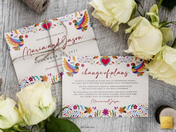 Download Mexican Theme Save the Date Card - Mexican Collection