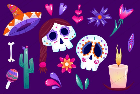 Download Dia De Los Muertos Mexican Design Skull - Mexican design Collection