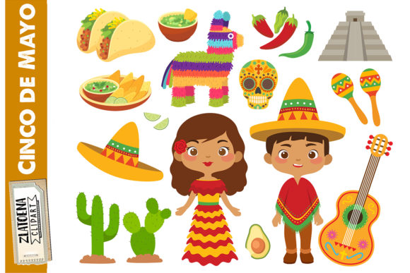 Download Mexican Clip Art Cinco De Mayo Mexico - Mexican Collection