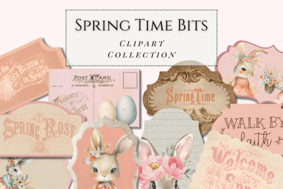 Download Spring Clipart - in the Garden Labels - Label Collection