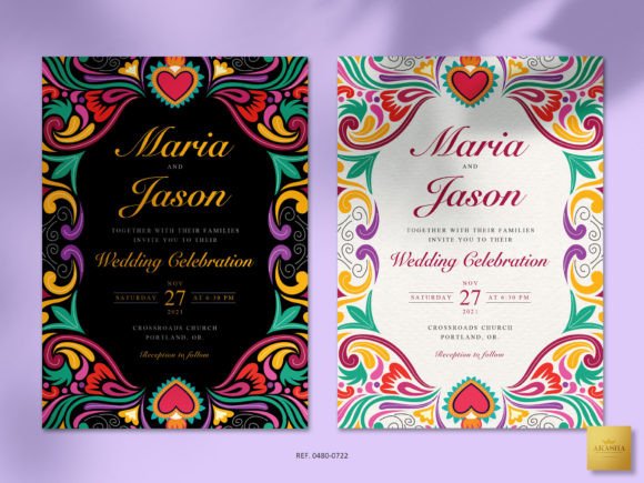 Download Mexican Wedding Invitation Template - Mexican Collection