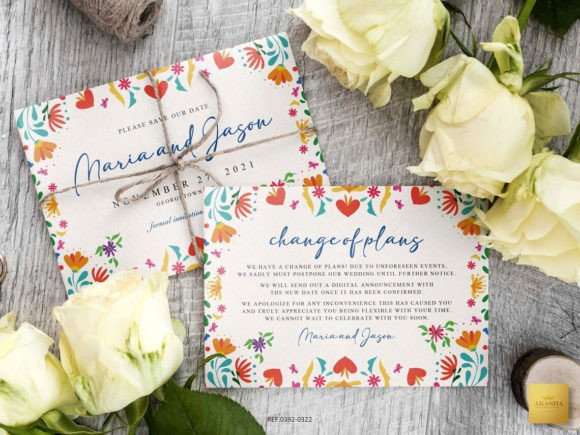 Download Mexican Theme Save the Date Card - Mexican Collection