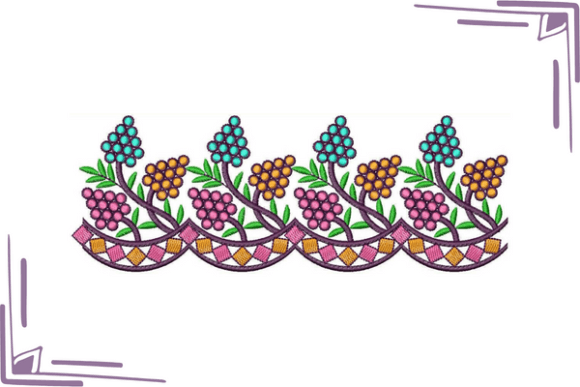 Download Mexican Style Floral Border - Mexican Collection