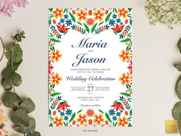 Download Mexican Theme Invitation Template - Mexican Collection