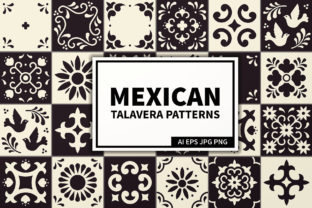 Download Mexican Talavera Tiles Patterns Set - Mexican Collection