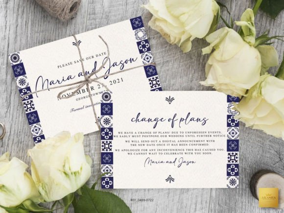 Download Mexican Theme Save the Date Card - Mexican Collection