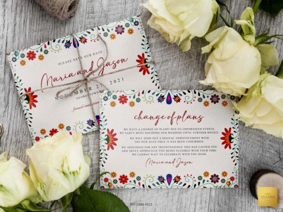 Download Mexican Theme Save the Date Card - Mexican Collection