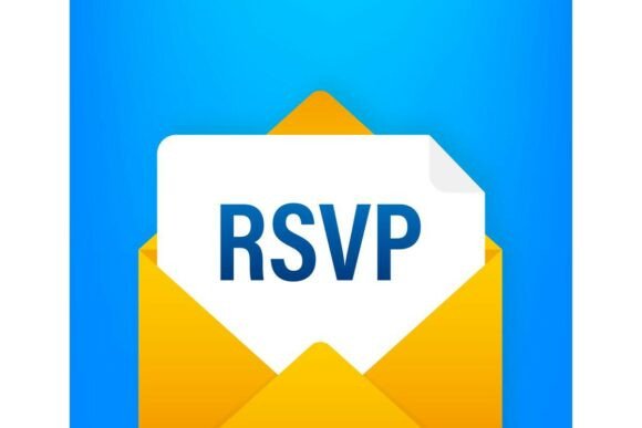 Download RSVP Message Inside Open Yellow - Rsvp Collection