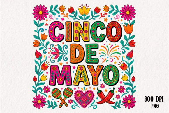 Download Cinco De Mayo Boho Floral Mexican Design - Mexican design Collection