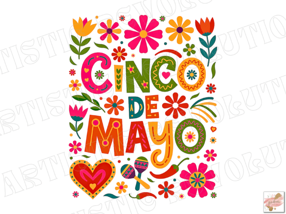 Download Cinco De Mayo Boho Floral Mexican Design - Mexican design Collection