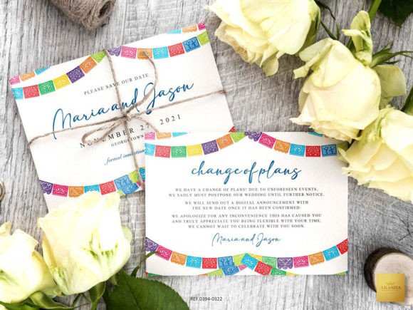 Download Mexican Theme Save the Date Card - Mexican Collection