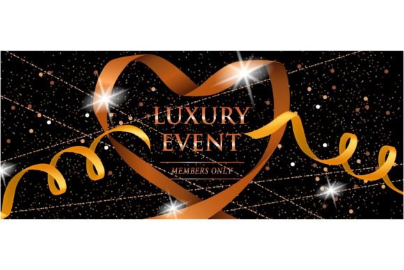 Download Luxury Event Members Only Festive Banner - Event Collection