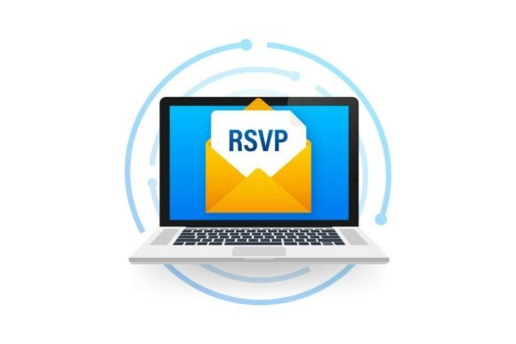 Download Laptop Displaying Online RSVP - Rsvp Collection
