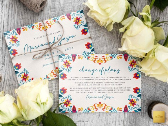 Download Mexican Theme Save the Date Card - Mexican Collection