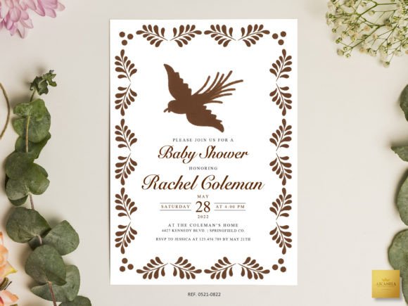 Download Mexican Theme Baby Shower Invitation - Mexican Collection