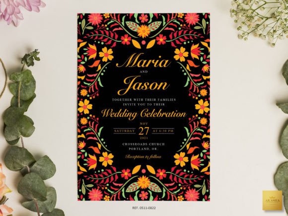 Download Mexican Wedding Invitation Template - Mexican Collection